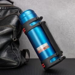 Stainless steel travel portable car insulated kettle - Blue, 2000ml