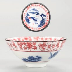 Ceramic Cup Bamboo Hat Tea Large Kung Fu Tea Set Tea Cup Tea Cup Cup - Mountain Water Family Blue