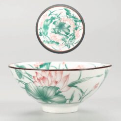 Ceramic Cup Bamboo Hat Tea Large Kung Fu Tea Set Tea Cup Tea Cup Cup - Lotus