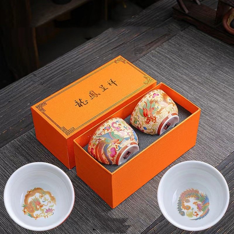 Chinese Retro Enamel Tea Cup Tea Cup - Image 7