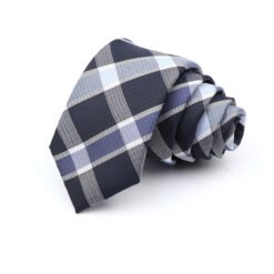 6cm Casual Ties For Men Skinny Tie Fashion Polyester Plaid - K