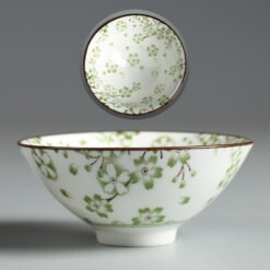 Ceramic Cup Bamboo Hat Tea Large Kung Fu Tea Set Tea Cup Tea Cup Cup - Orchid Green