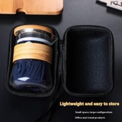 Alternative view of Glass Travel Tea Set Suit Portable One Pot Fills Three Cups