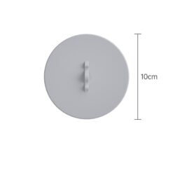 Silicone Lids For Cups, Silicone Cup Covers, Colored Universal Cup Lids, Reusable Mug Cover, Food Grade Dust-proof Airtight Seal Lids For Mugs Tea Cups Coffee Cup - Light gray