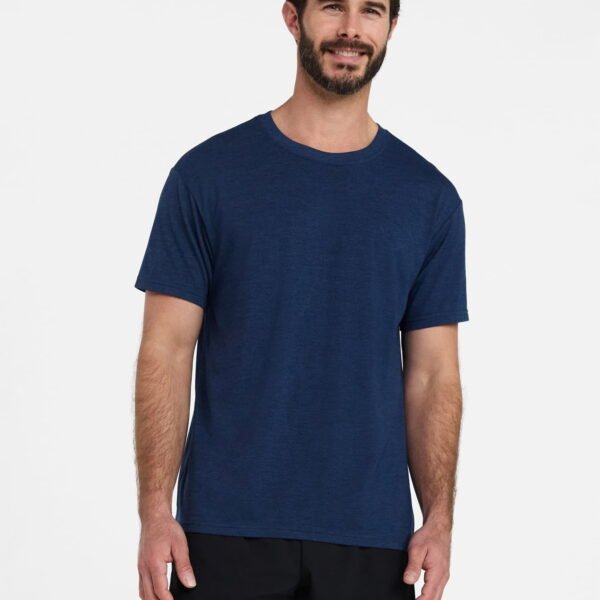 Athletic Works Men's and Big Men's Tri Blend Tee with Short Sleeves, Sizes S-4XL