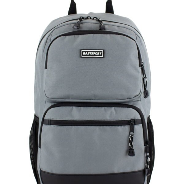 Eastsport Unisex 17" Aurora Core Backpack, Ash Grey