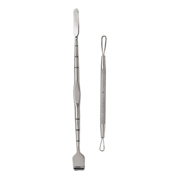 Equate Stainless Steel Blackhead And Whitehead Skincare Tool Duo, 2 Piece Set