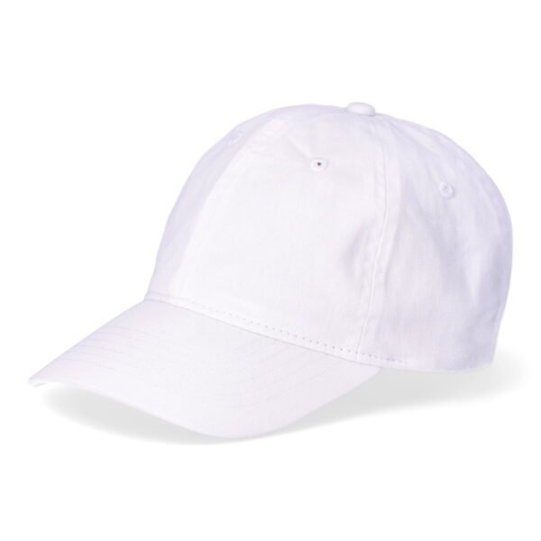 George Men's Solid Cotton Twill Baseball Cap, Arctic White