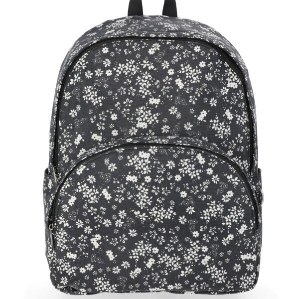 No Boundaries Women's Dome Backpack, Black Floral