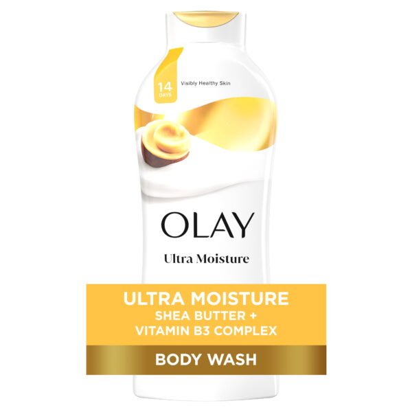Olay Ultra Moisture Body Wash with Shea Butter, 22 fl oz