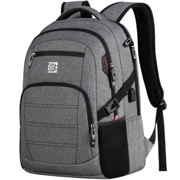 UKEIN Laptop Backpack with USB Charging Port Water Resistant Backpacks for Adults Work Business Laptop Backpack for Men