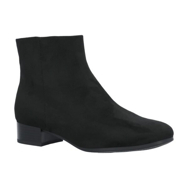 Time and Tru Women's Faux Suede Ankle Boots, Wide Width Available