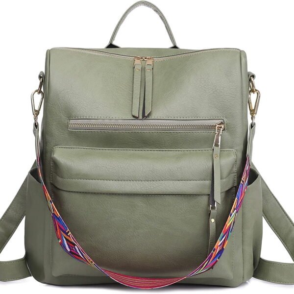 YOMYM Backpack Purses for Women College Backpacks Convertible Shoulder Satchel Handbags School Backpack