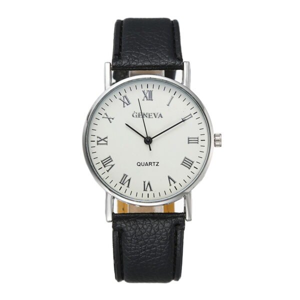 Ausyst Men's Watch Fashion Luxury Faux Leather Mens Quartz Analog Watches Gift for Men Up to 65% off