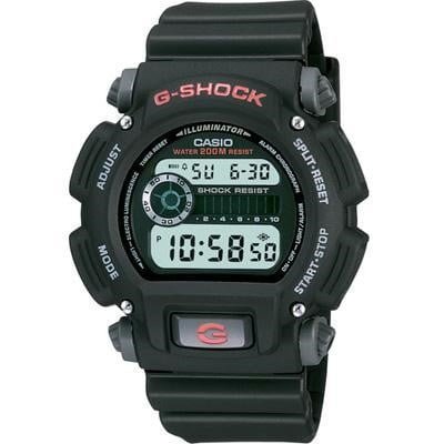 Casio Adult Men's G-Shock Rubber Strap Band Wristwatch, Gray, DW9052-1V