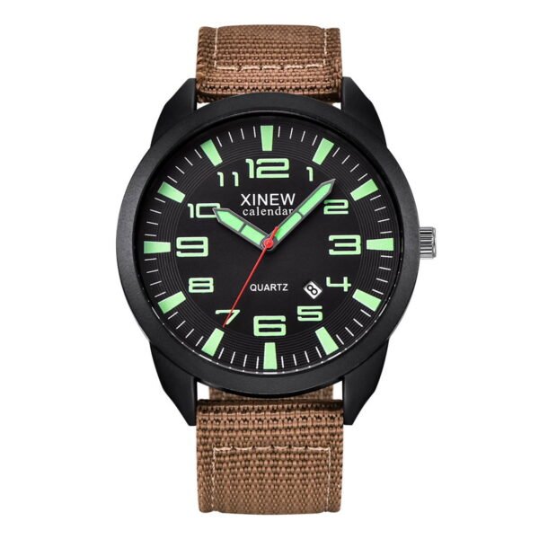 DESIGNICE Watches for Men,Quartz Watch Wrist Watches for Man,Nylon Strap Comfort Date Function Display Men'S Watch,Style4