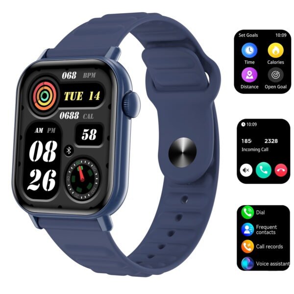Smart Watch Bluetooth (Answer/Make Call) Fitness Tracker,Heart Rate Monitor, IP67 Waterproof, 150+ Sport Modes