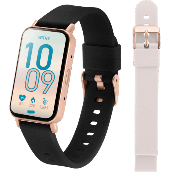 WITHit DYO Series Smartwatch with 1.45" Full Touch Screen and Interchangeable Bands