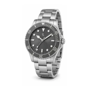 Royal Kinzy Mariner 42mm Gray Steel Sport Watch
