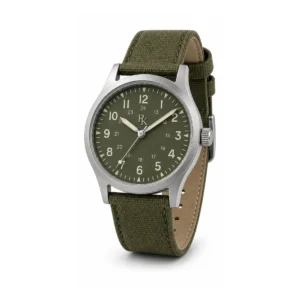 Royal Kinzy Nomad 40mm Olive Canvas Field Watch